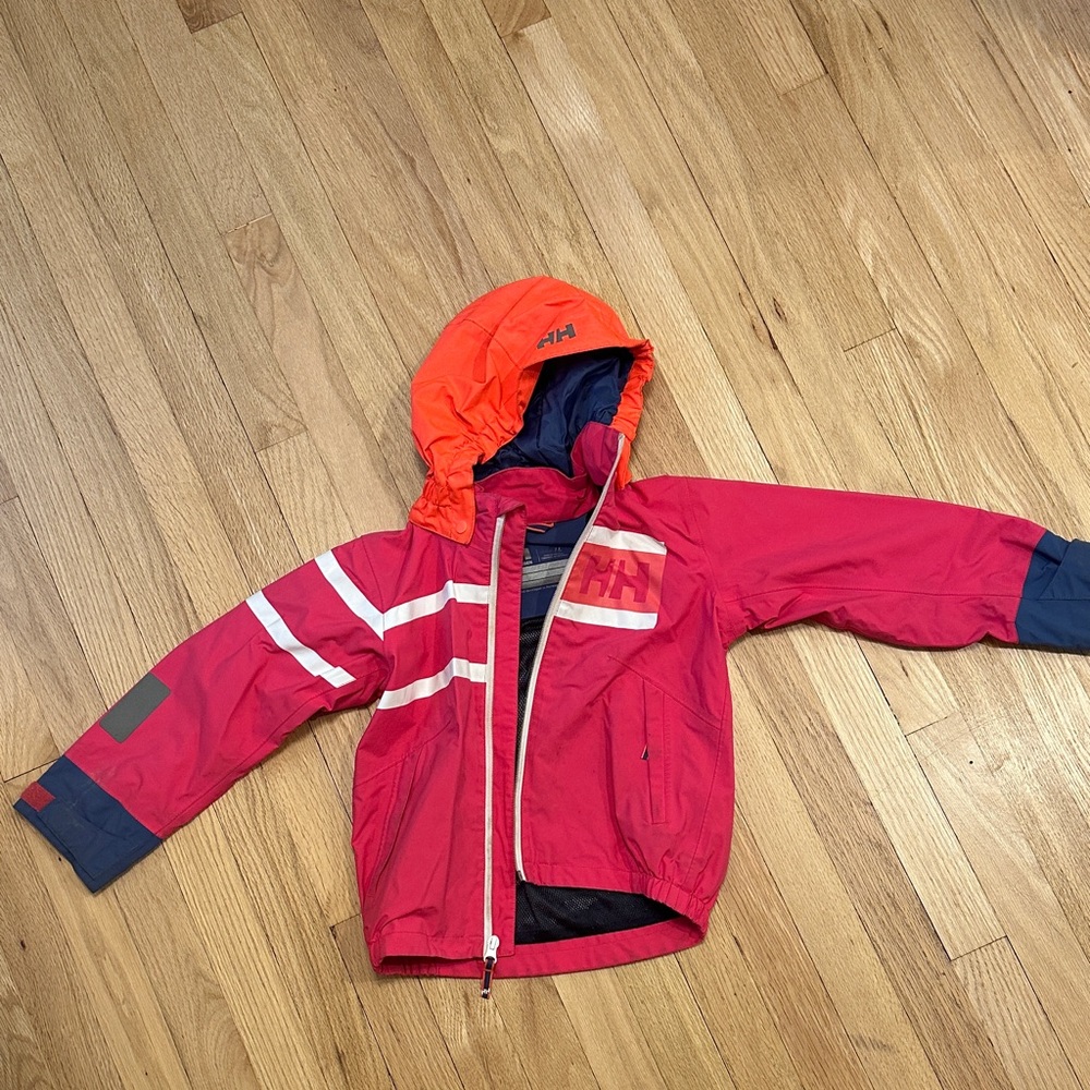 Helly Hansen Kids Jacket in Pink and Orange